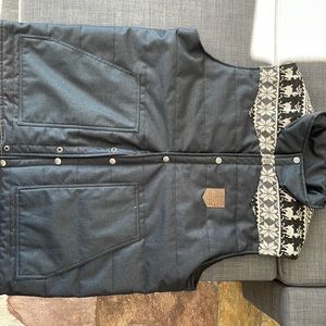 Jiberish - Vest 2 XL, quilted ski vest mens